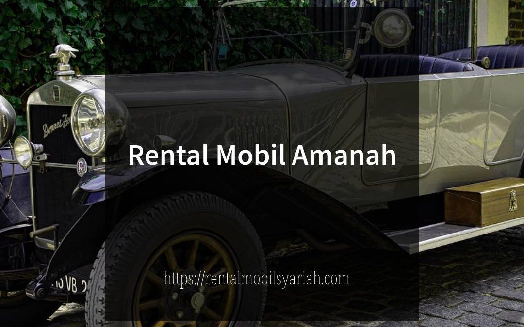Rental Mobil Amanah